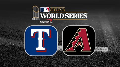 Oct 27, 2023 ... Follow MLB results with FREE box scores, pitch-by-pitch strikezone info, and Statcast data for D-backs vs. Rangers at Globe Life Field.